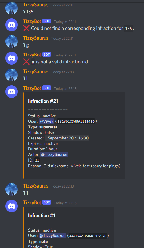example usage