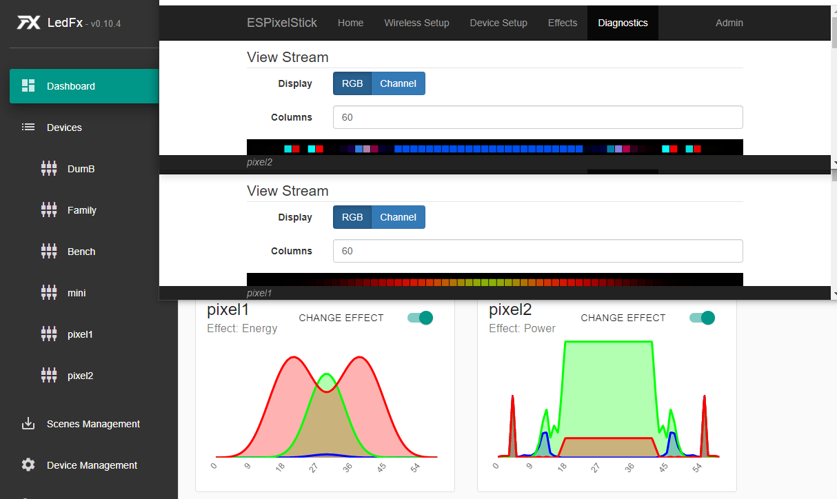 Only first device is playing effect · Issue #80 · LedFx/LedFx · GitHub