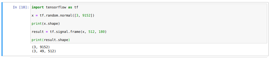 Documentation error for tf.signal.frame · Issue #36547 · tensorflow ...