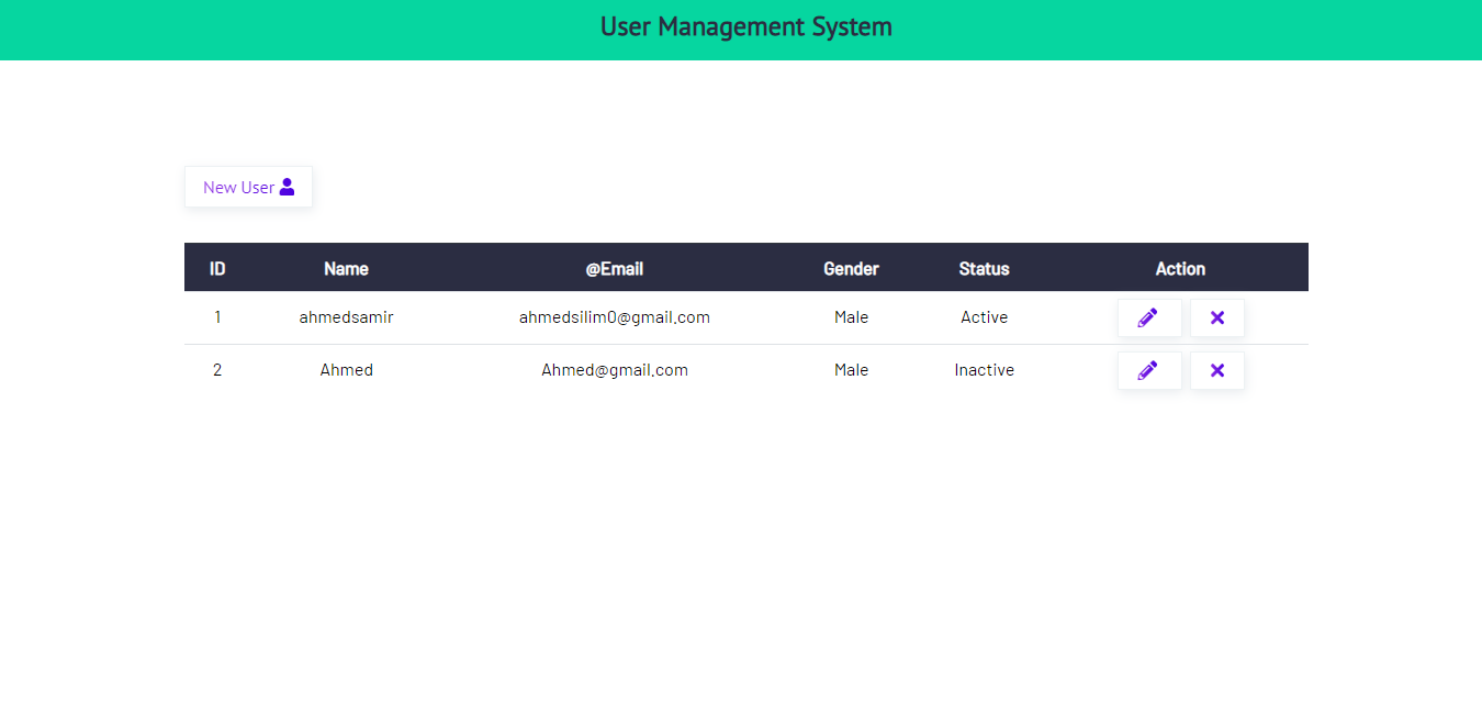 GitHub - ahmedsamirsilim/User-management: CRUD system makes admin able ...