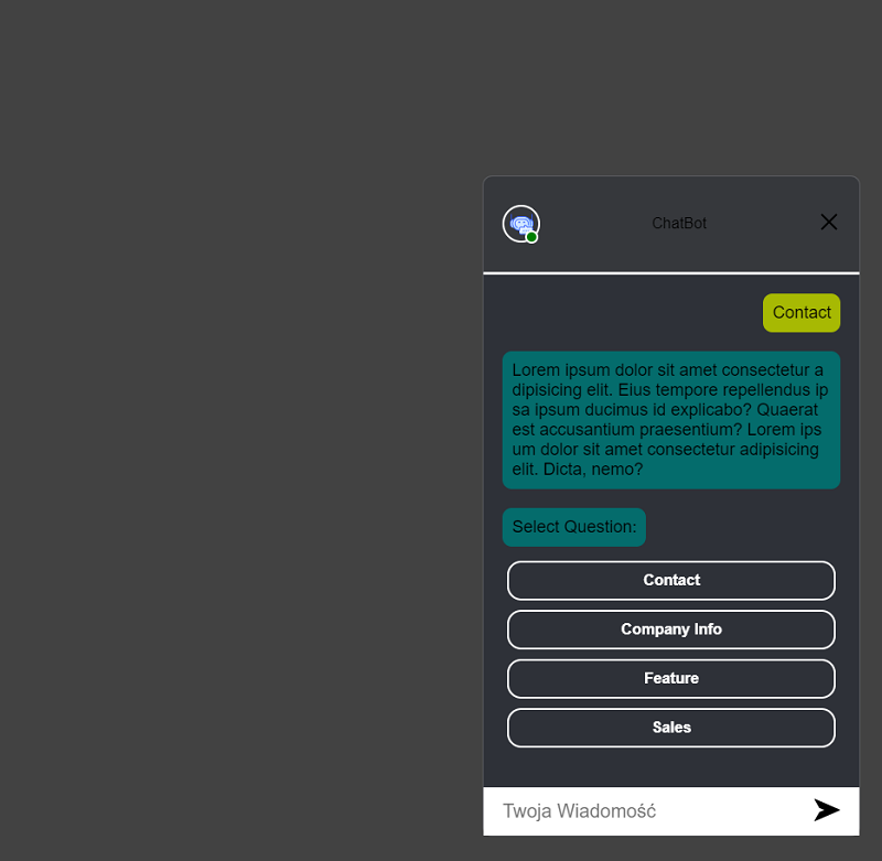 GitHub - DominikLorenc/Chatbot: Chatbot is tools allows interact with ...