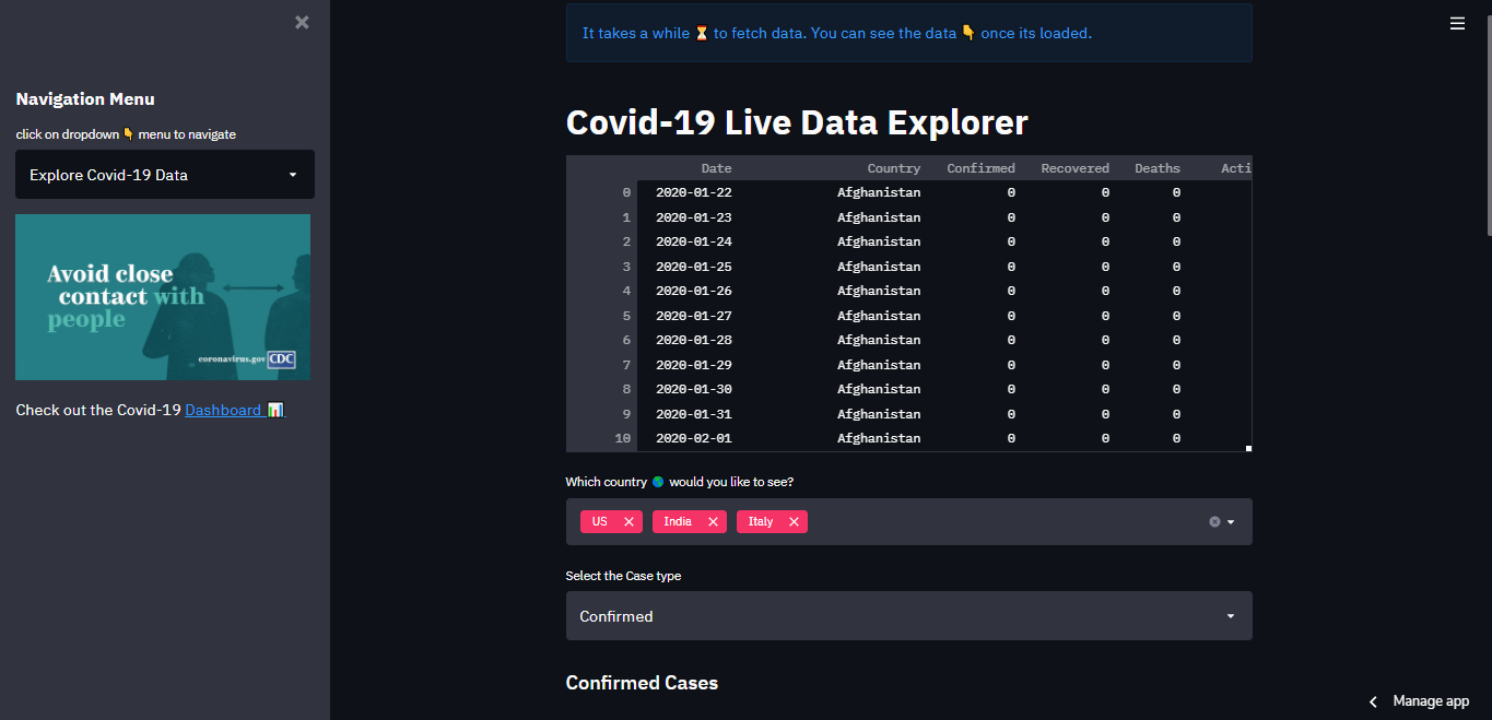 GitHub - Adityashah1999/MultiApp: This app helps to visualize live ...