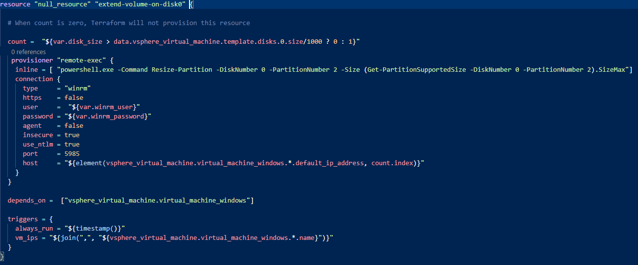 ResizePartition is already requested size Happens when I run
