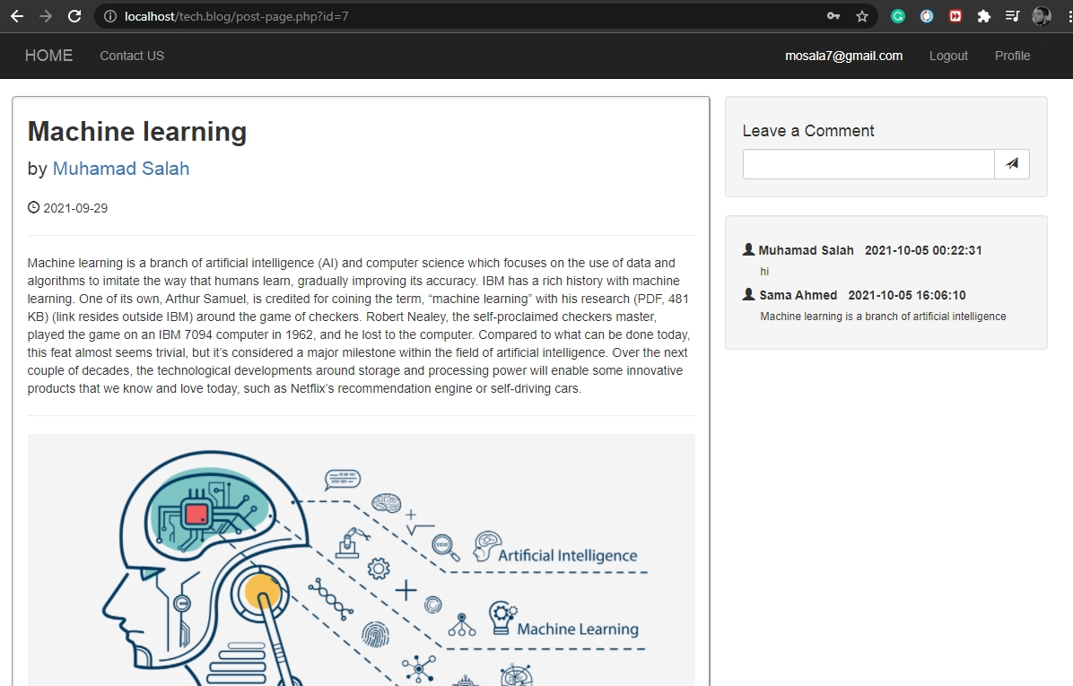 github - coding4beginner tutorial create-website:... GitHub - MohamedSalahApdElzaher/Tech.blog: My First Step For Learning ...