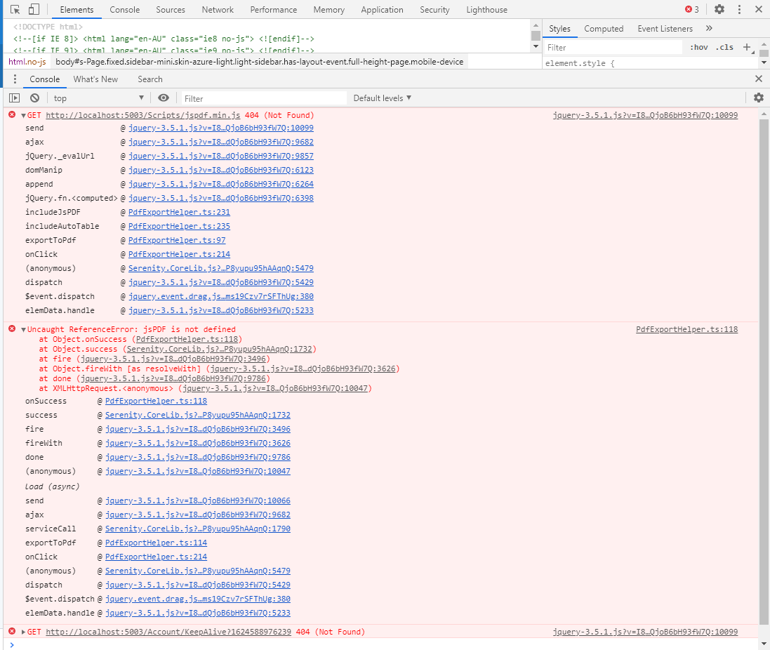PDF Export issue · serenity-is · Discussion #5826 · GitHub