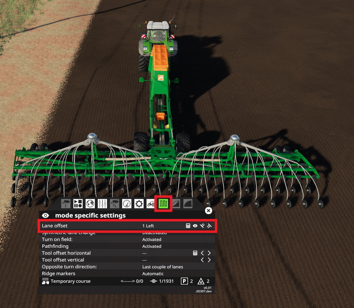 cp course left trac