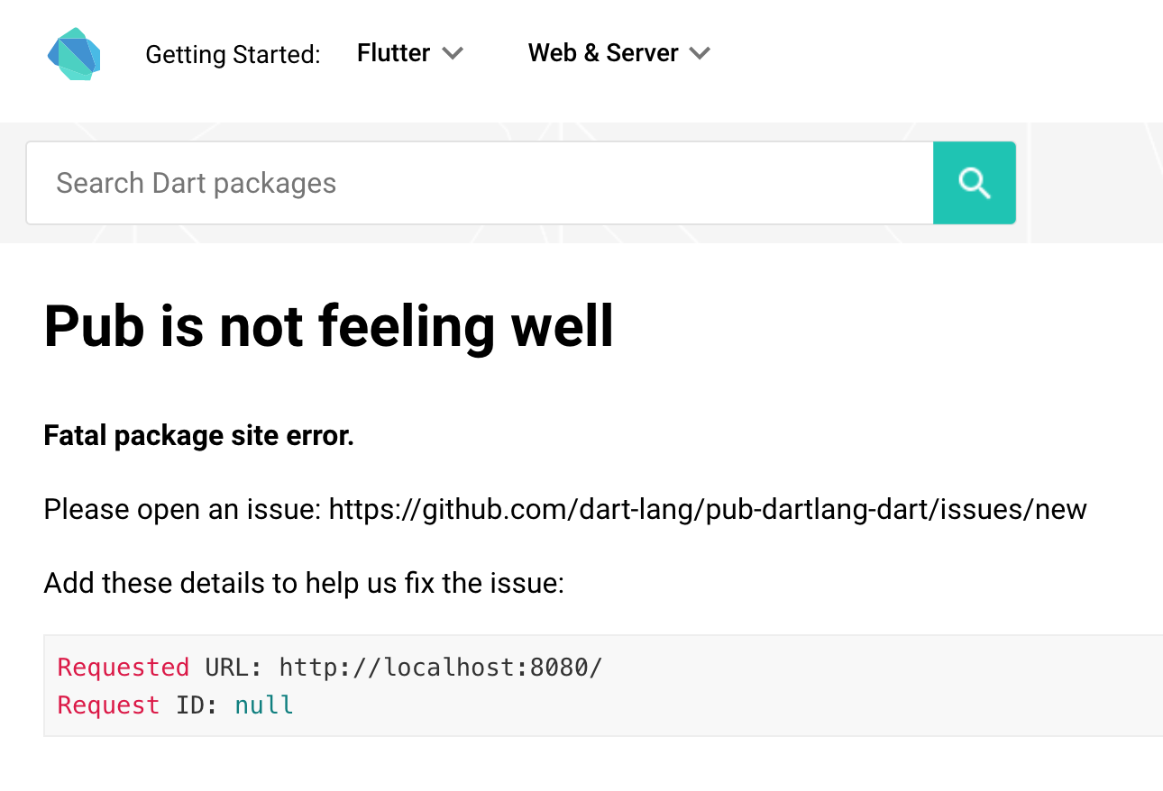 Graceful service degradation · Issue #1102 · dart-lang/pub-dev · GitHub