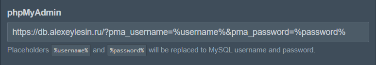 Integration with phpMyAdmin · Issue #3109 · pterodactyl/panel · GitHub