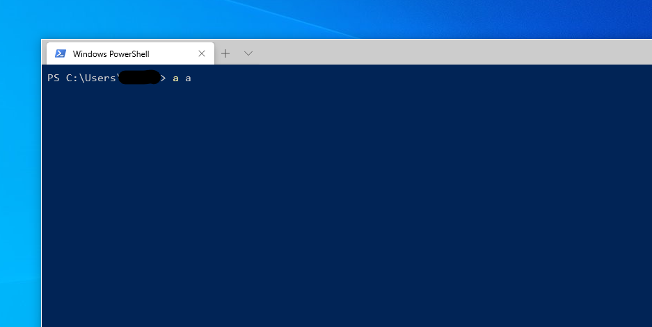 Windows PowerShell - Second character appears grey instead of yellow ...