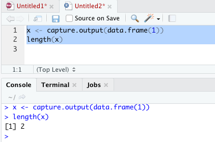 Rstudio catches each print(tibble) (and data.table) statement as chunk ...