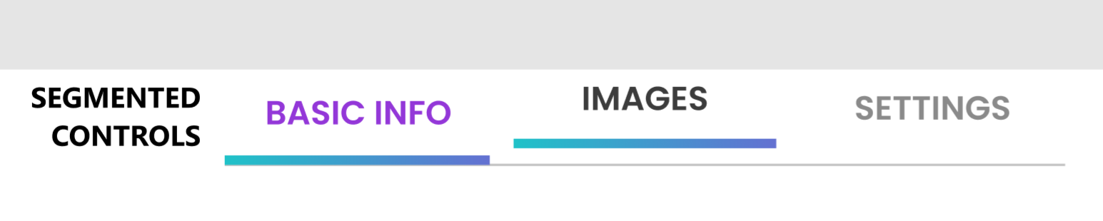 Manifest: Segmented Control button states [44] · Issue #485 · pwa ...
