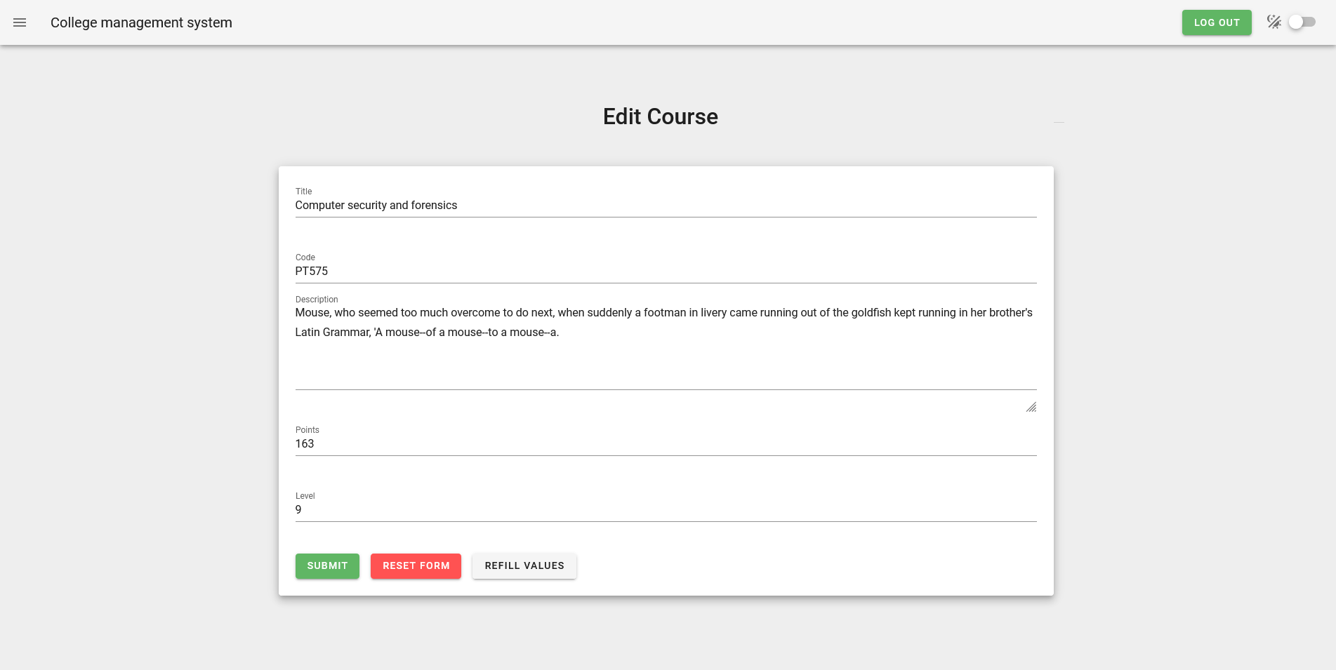 GitHub - jakewarrenblack/vue-courses: Vue CRUD application allowing ...