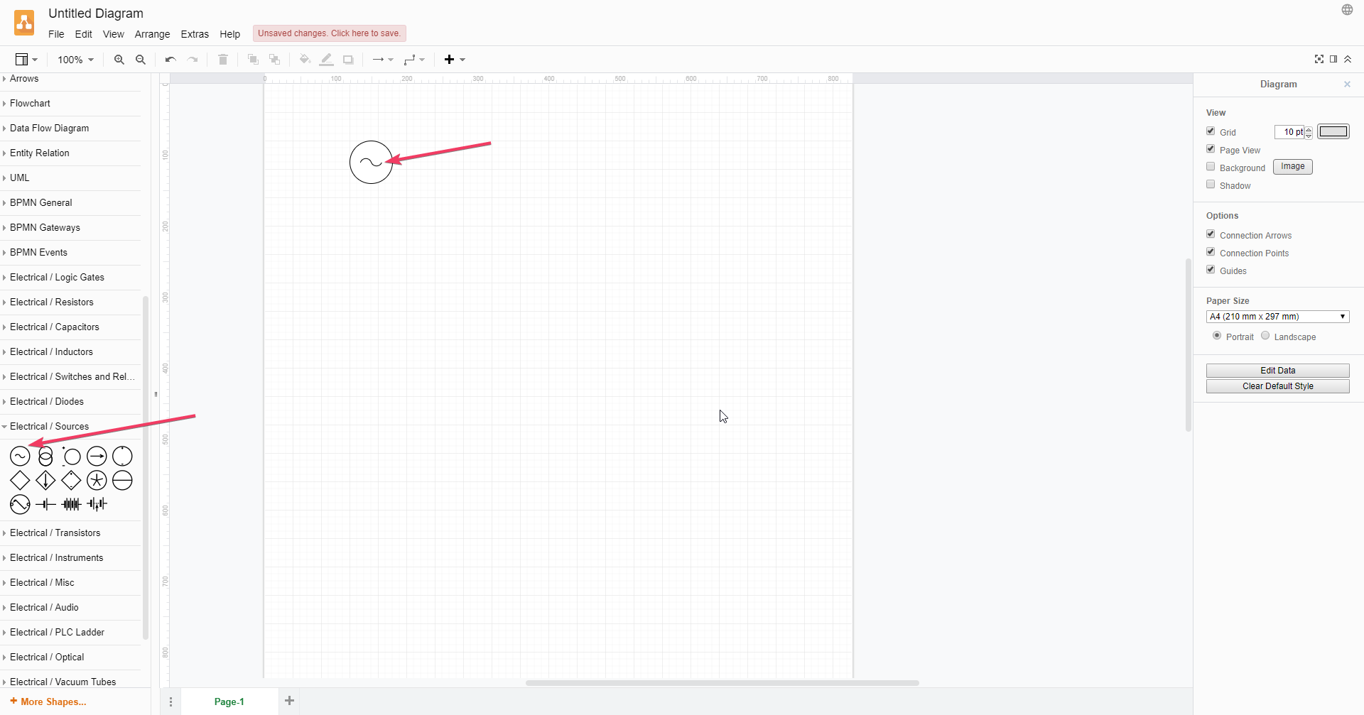 Certain symbols are barely visible in dark theme · Issue #605 · jgraph ...