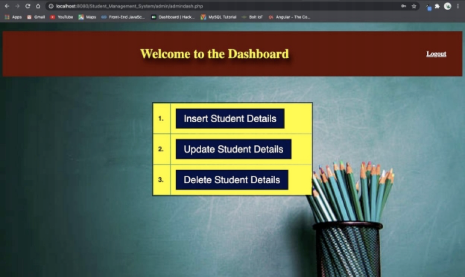 GitHub - sarthakmaniar27/student_management_system