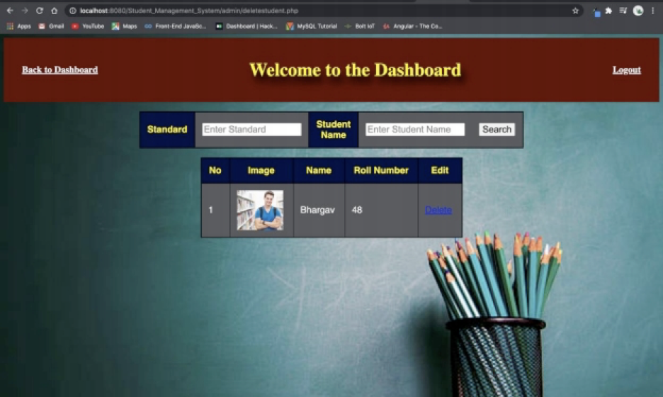 GitHub - sarthakmaniar27/student_management_system