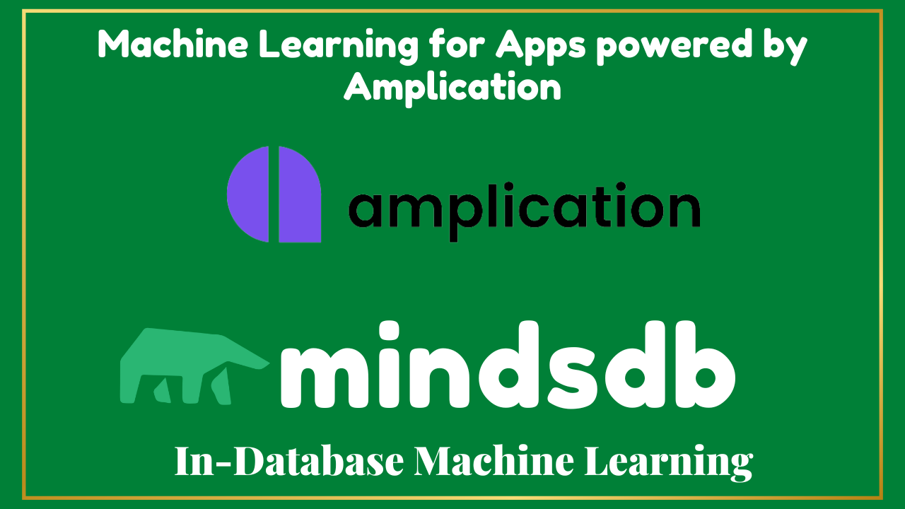 ML for Apps by Amplication