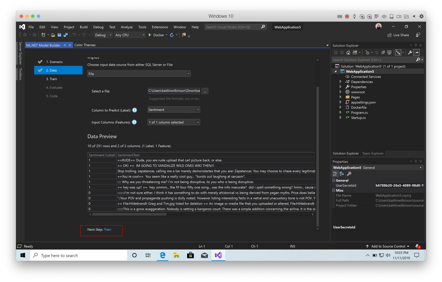 Bugs for: Text Scenarios / Data Screen ----> fixed · Issue #338 ...