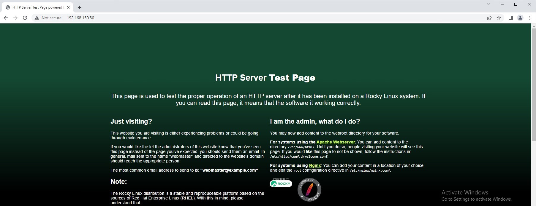app server apache step 5