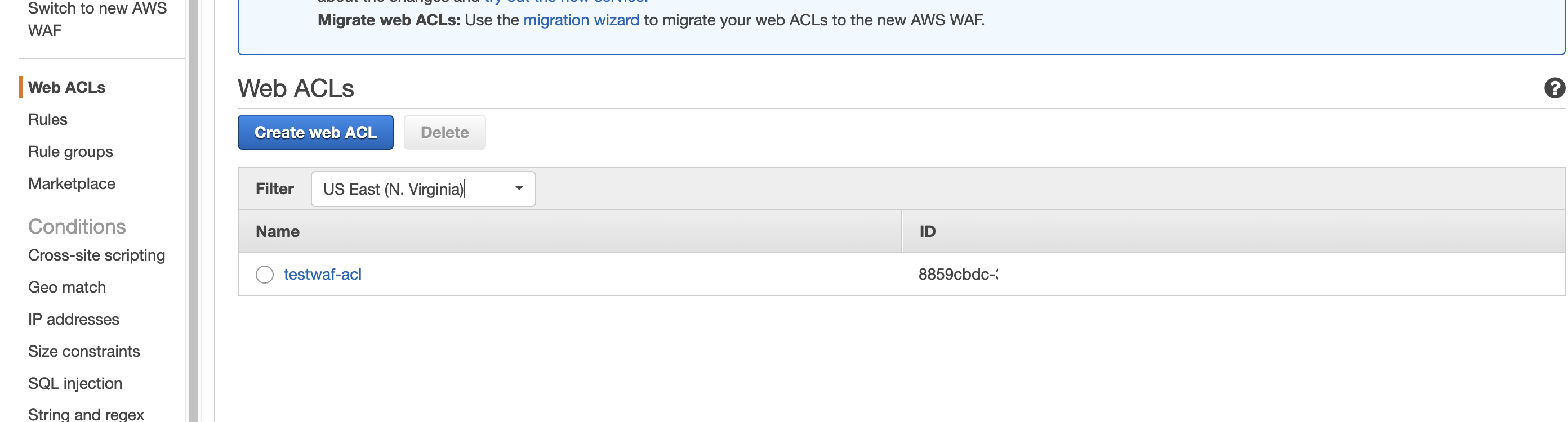 aws waf list-web-acls command always return empty result · Issue #7710 ...