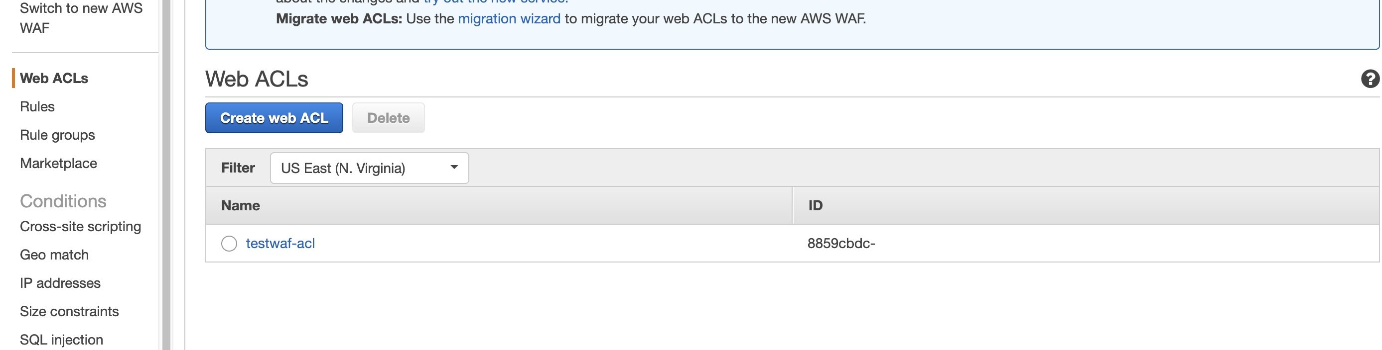 aws waf list-web-acls command always return empty result · Issue #7710 ...
