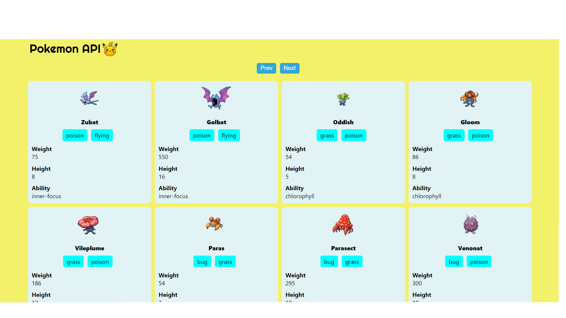 GitHub - k-marczak/Pokemon-app: Pokemon API website