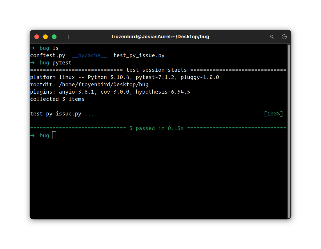 fixture assert is getting overwritten in pytest_collection_modifyitems