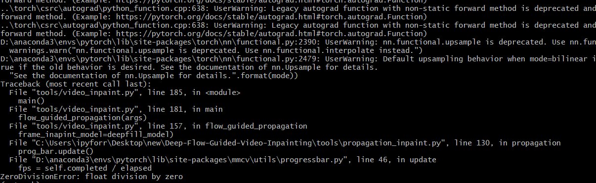 ZeroDivisionError: float division by zero · Issue #71 · nbei/Deep-Flow ...