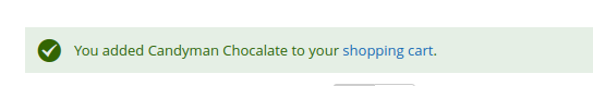 success-message-with-link