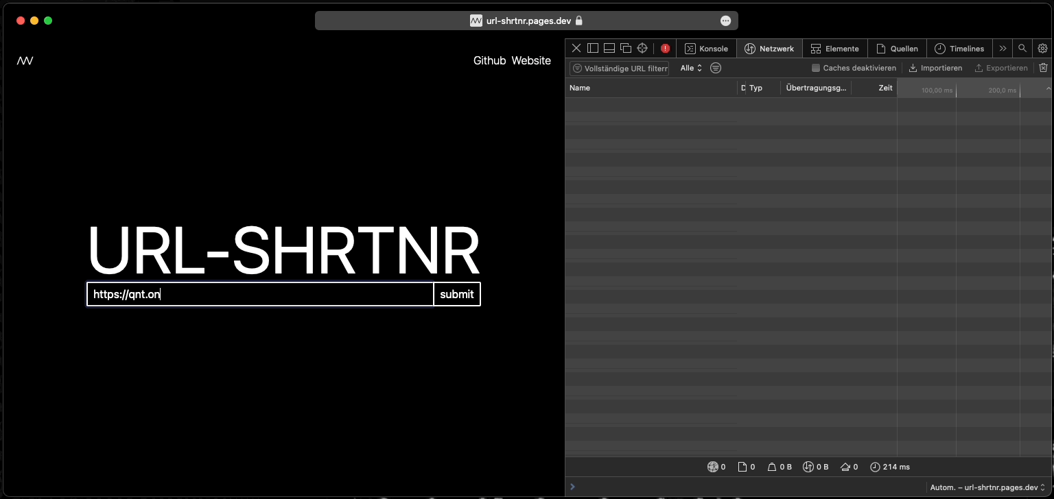 Github qnton url shrtnr url shortener built with next js and