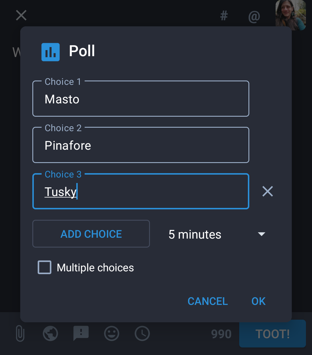 Cs Poll Interface Improve discoverability of multiple-choice poll interface · Issue #1174 ...