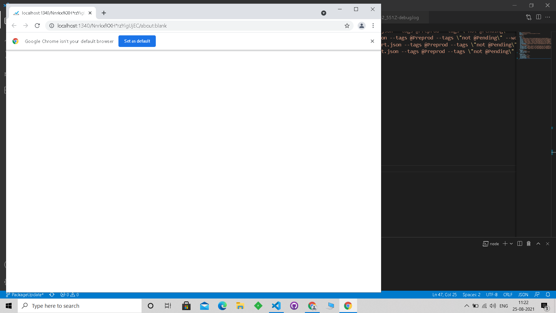 Second scenario tests not triggering after completing first scenario in