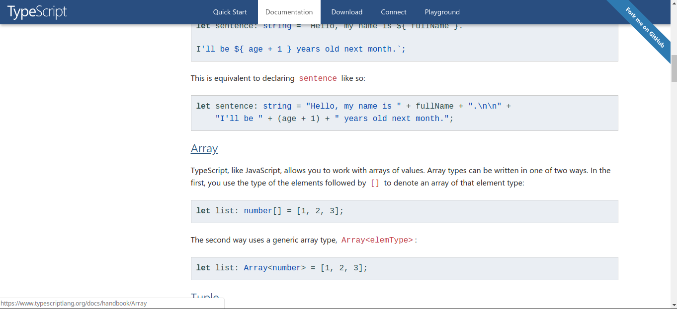 Broken link in docs · Issue #30873 · microsoft/TypeScript · GitHub