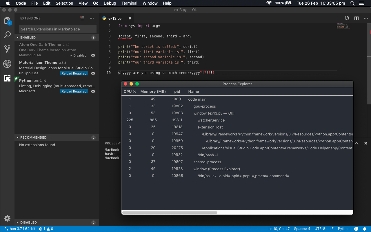 watcherService using all my memory and CPU · Issue #69453 · microsoft ...