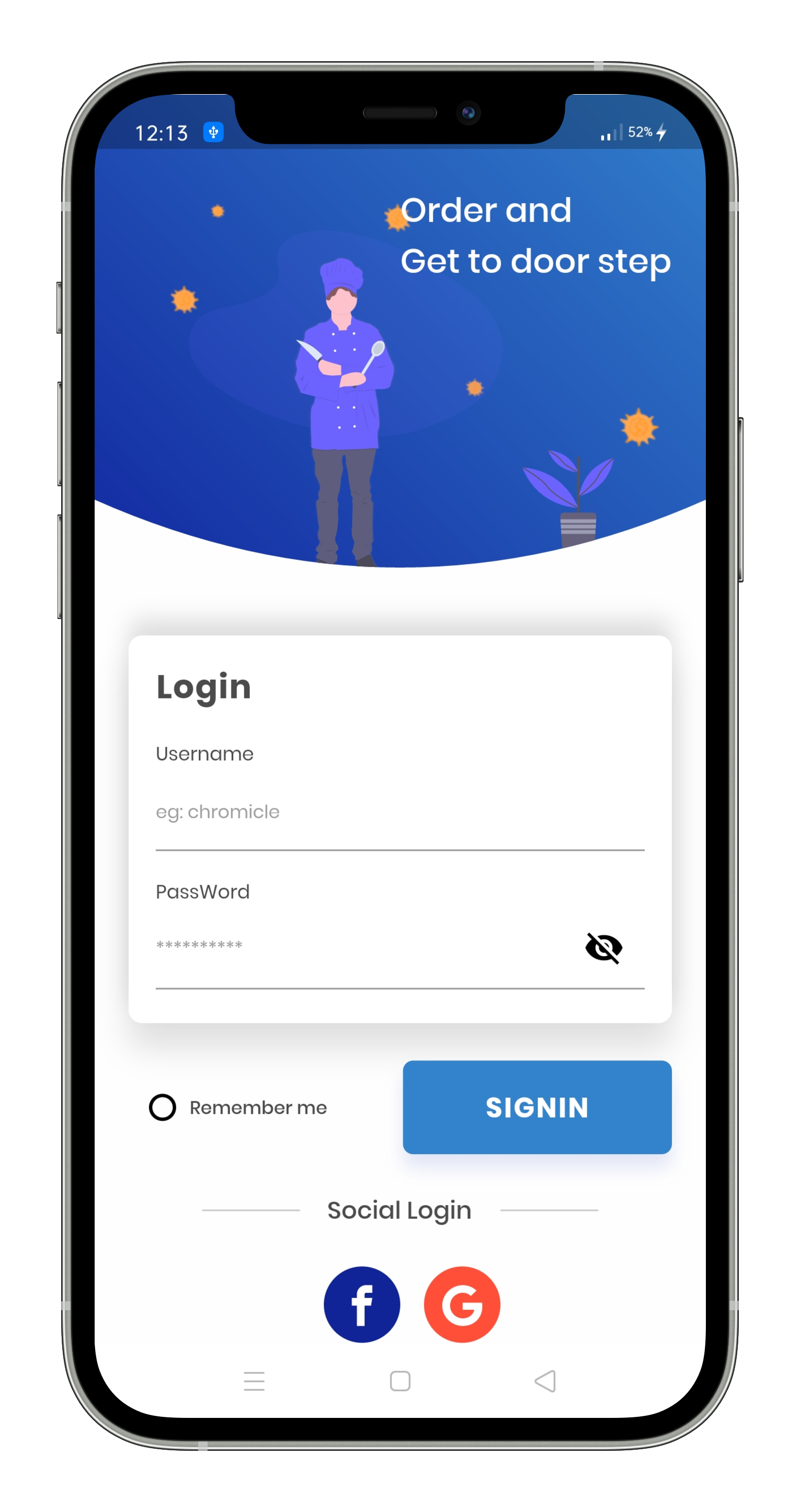 flutter form page