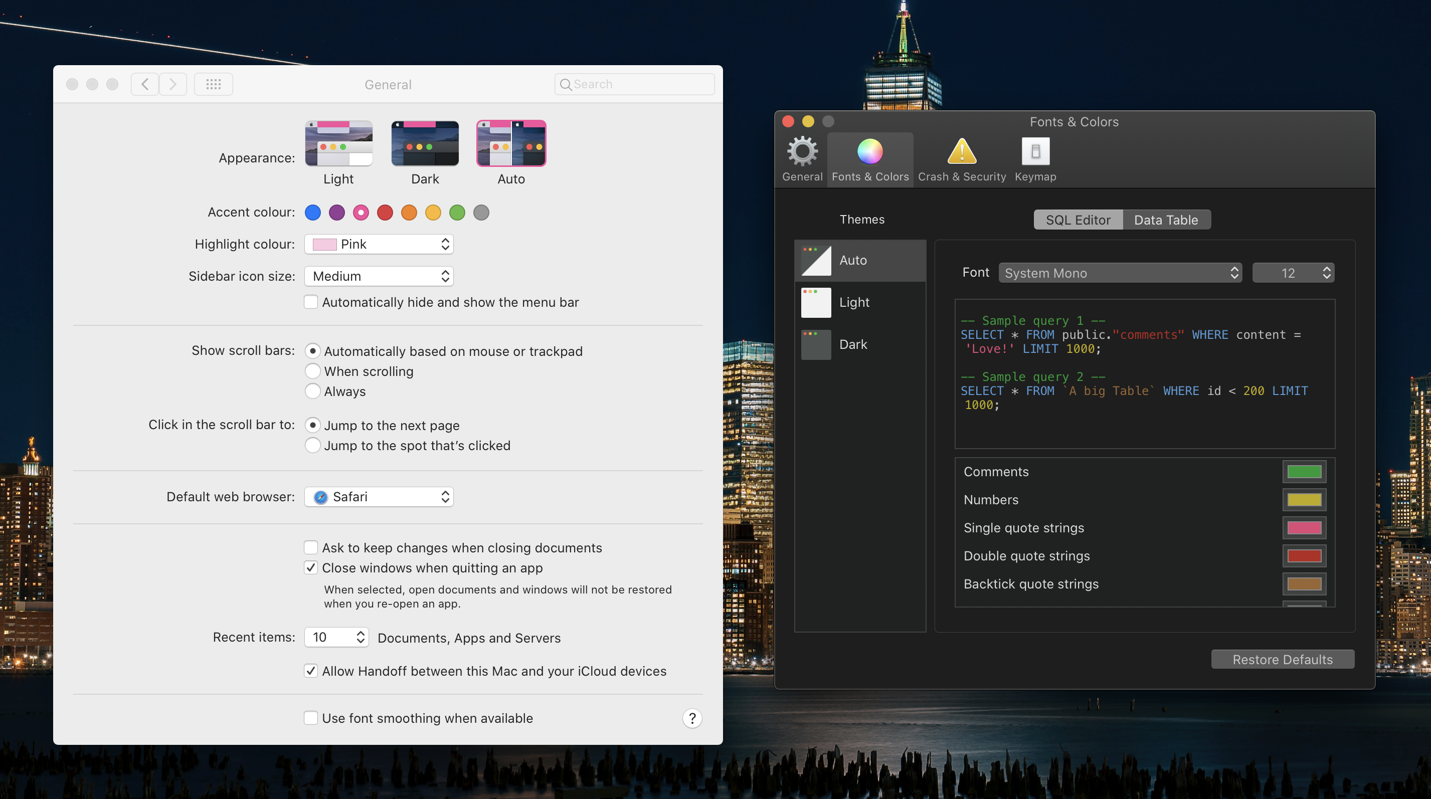 Auto theme support not respecting OS setting under macOS 10.15 · Issue ...