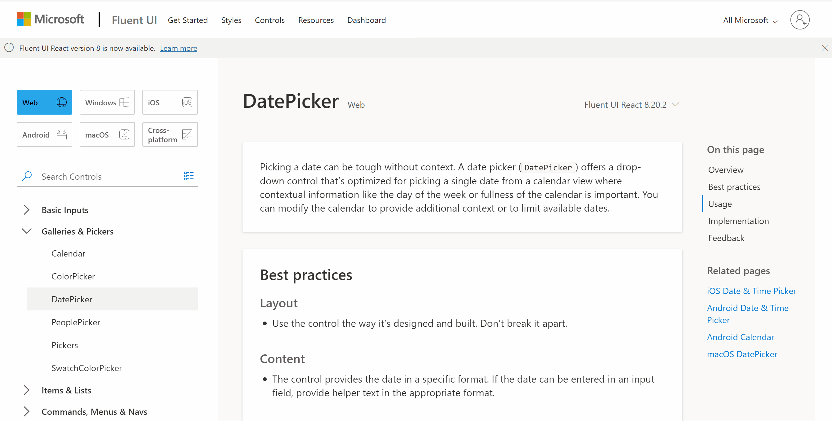 Datepicker crashes after selecting first day of the week · Issue #18736 ...