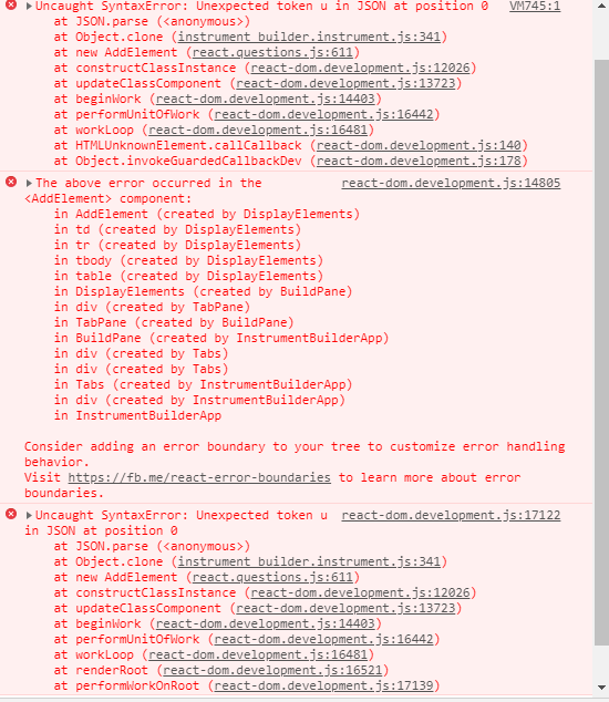 [instrument_builder] Clicking "Edit" on a Header crashes the system ...