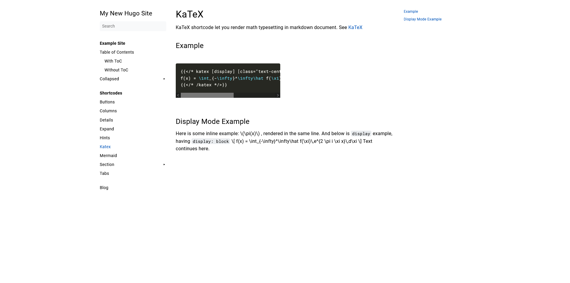 Katex or Mermaid work not. · Issue 495 · alexshpak/hugobook · GitHub