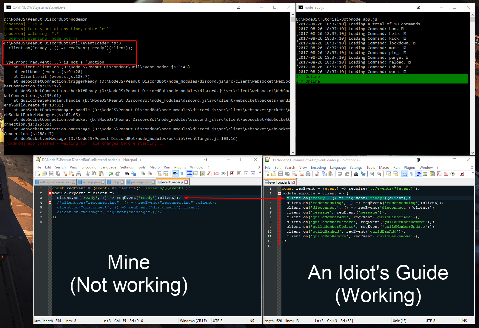 TypeError: ReqEvent(...) is not a function · Issue #1 · Norway174 ...