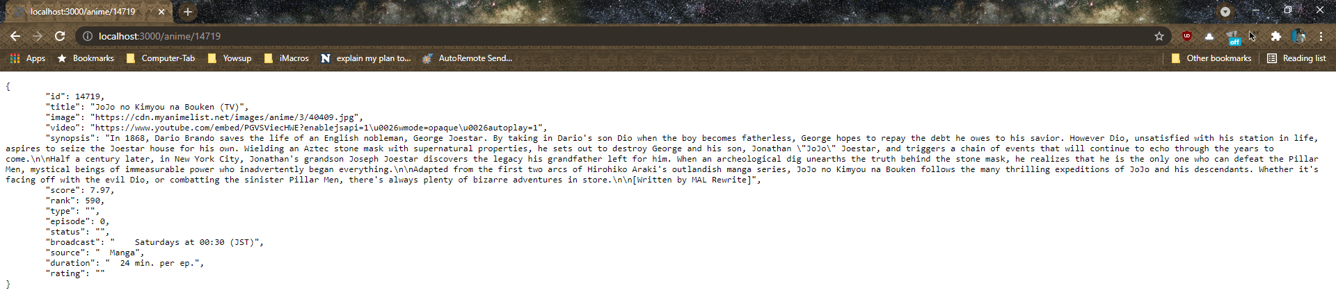 Example ID given in question