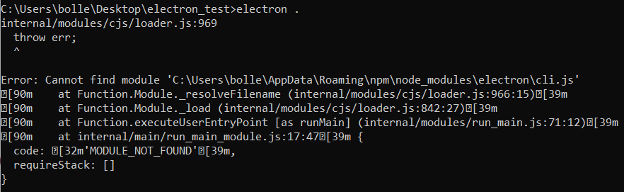 Not able to launch Electron · Issue #24298 · electron/electron · GitHub