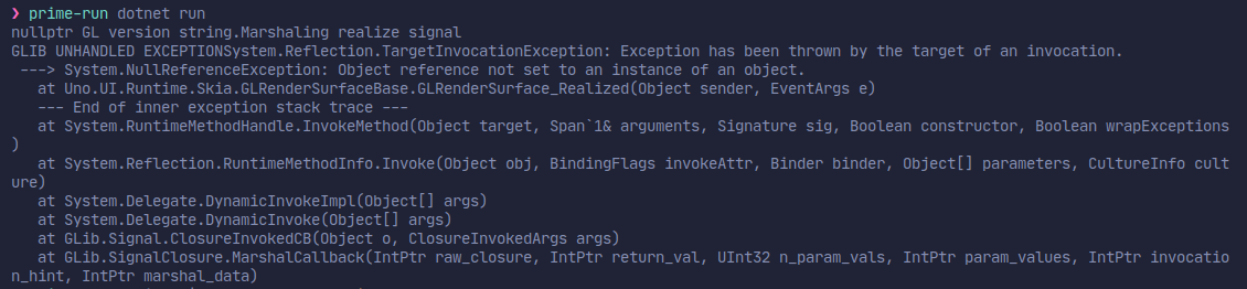 OpenGL error running on Ubuntu? · unoplatform uno · Discussion #9097 ... image.