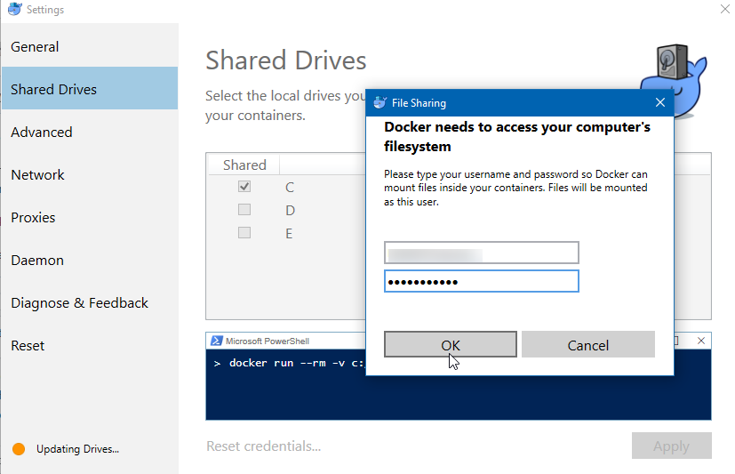 win10 'MobyLinuxVM' failed to start worker process Windows cannot