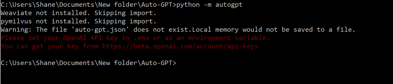 API Issues · Issue #2004 · Significant-Gravitas/AutoGPT · GitHub