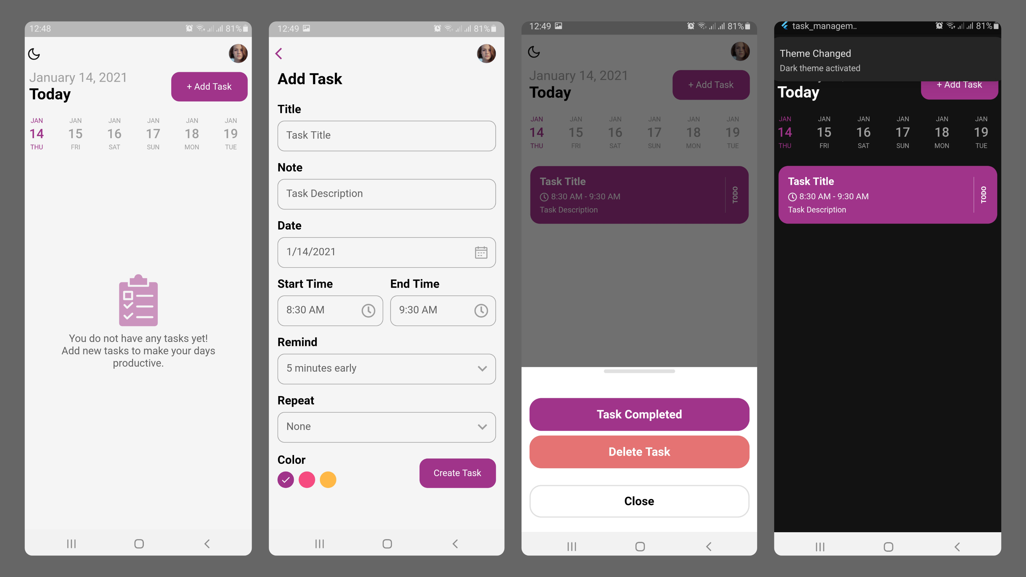 GitHub Mamado0 algoriza todo App Made By Flutter