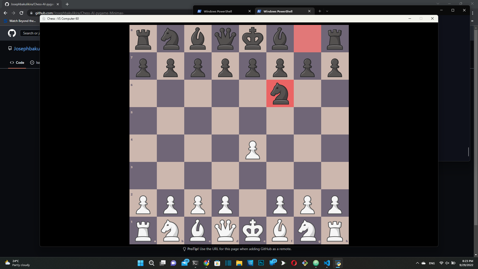 GitHub - Josephbakulikira/Chess-AI-pygame-Minimax-