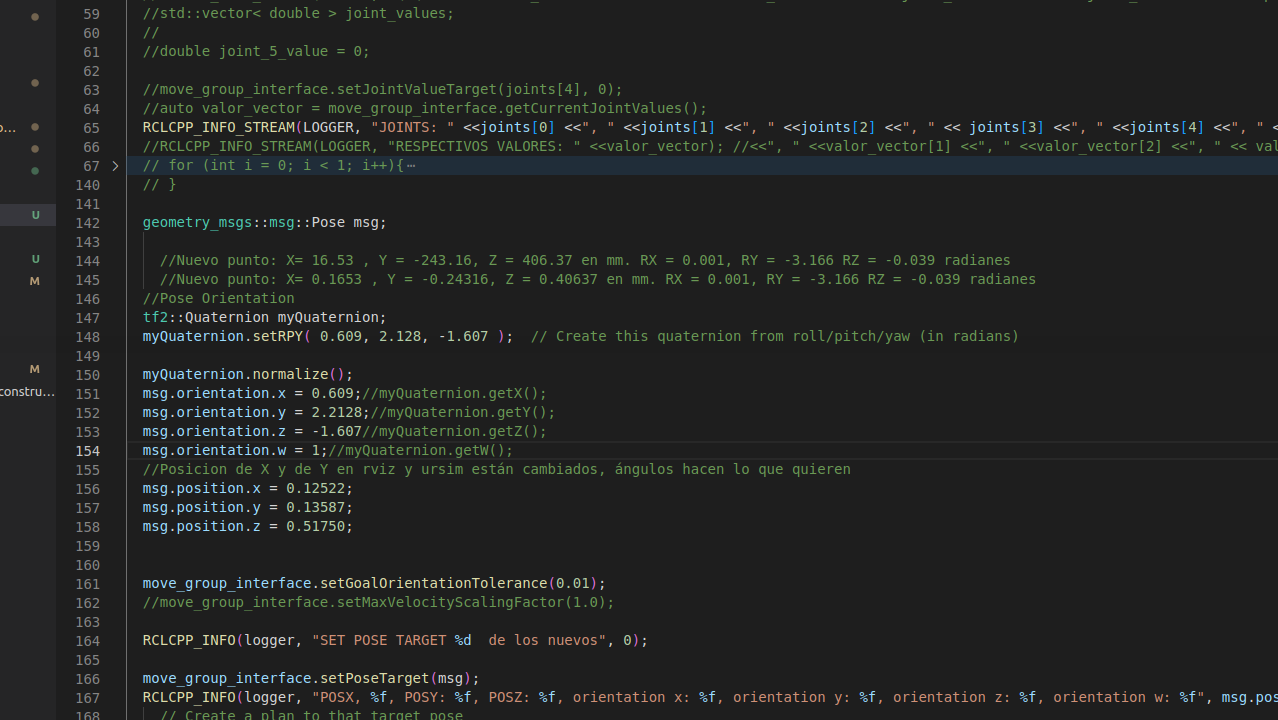 Orientation problems while using URSIM with moveit · Issue #554 ...