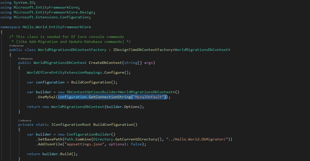 connectionstring-coustom connection string name · Issue #5648 ...