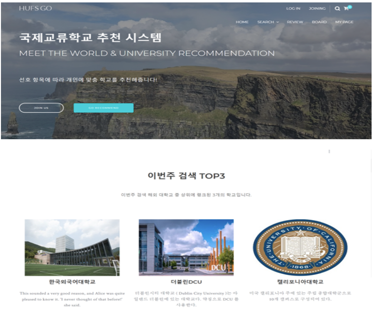 GitHub - hayoungishere/HUFS_GO: The graduation project