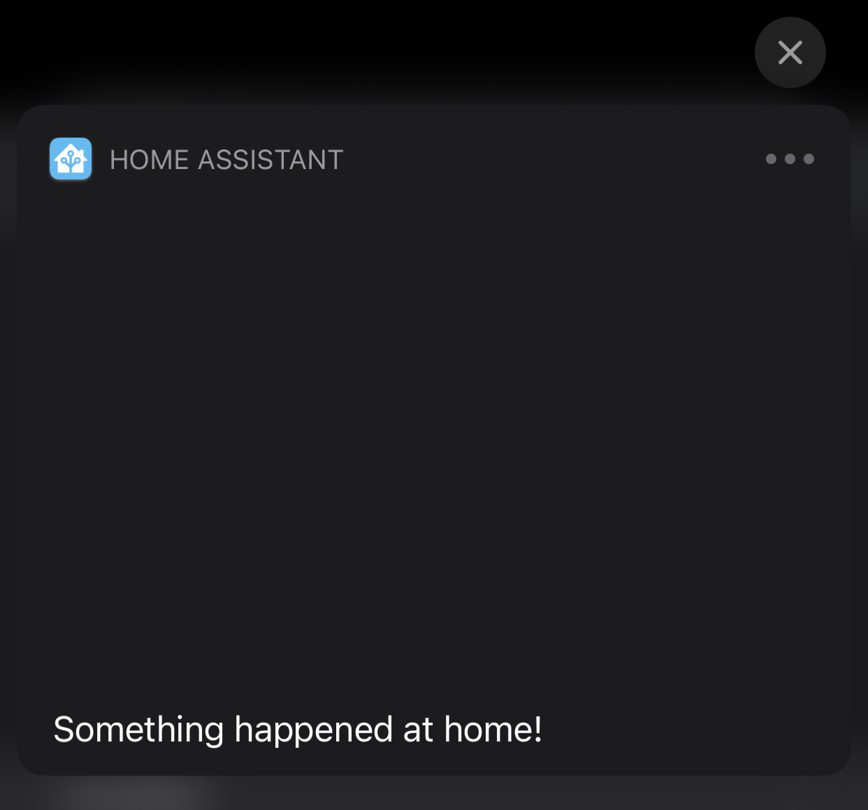 iOS notification receives blank map/camera stream on iPhone(but works
